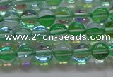 CMS1601 15.5 inches 6mm round synthetic moonstone beads wholesale