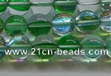 CMS1602 15.5 inches 8mm round synthetic moonstone beads wholesale