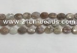 CMS1801 15.5 inches 13*18mm faceted oval AB-color moonstone beads