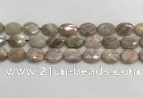 CMS1802 15.5 inches 15*20mm faceted oval AB-color moonstone beads