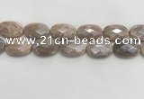 CMS1804 15.5 inches 20*30mm faceted oval AB-color moonstone beads