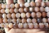 CMS1893 15.5 inches 10mm faceted round rainbow moonstone beads