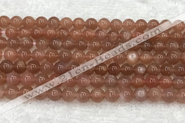 CMS1897 15.5 inches 8mm round moonstone gemstone beads