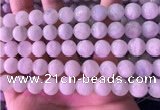 CMS1918 15.5 inches 12mm round white moonstone beads wholesale