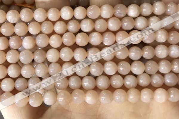 CMS1930 15.5 inches 6mm round moonstone beads wholesale