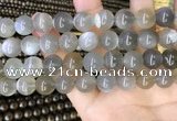 CMS1944 15.5 inches 12mm round grey moonstone beads wholesale