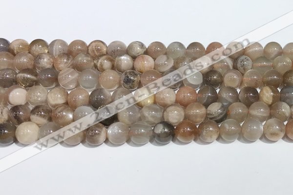 CMS2011 15.5 inches 8mm round moonstone gemstone beads