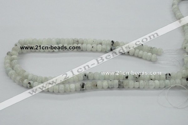 CMS208 15.5 inches 5*8mm rondelle moonstone gemstone beads wholesale