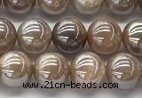 CMS2081 15 inches 8mm round AB-color moonstone beads