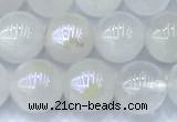 CMS2101 15 inches 8mm round AB-color moonstone beads