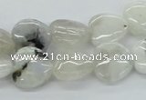 CMS213 15.5 inches 14*14mm heart moonstone gemstone beads wholesale