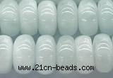 CMS2138 15 inches 6*10mm rondelle blue moonstone beads