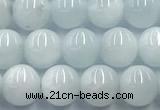 CMS2144 15 inches 6mm round blue moonstone beads