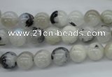 CMS216 15.5 inches 8mm round white moonstone gemstone beads