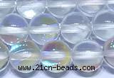 CMS2170 15 inches 6mm, 8mm, 10mm & 12mm round synthetic moonstone beads