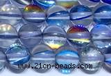 CMS2212 15 inches 6mm, 8mm, 10mm & 12mm round synthetic moonstone beads