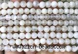 CMS2350 15 inches 6mm round white moonstone beads wholesale