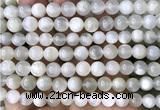 CMS2351 15 inches 8mm round white moonstone beads wholesale