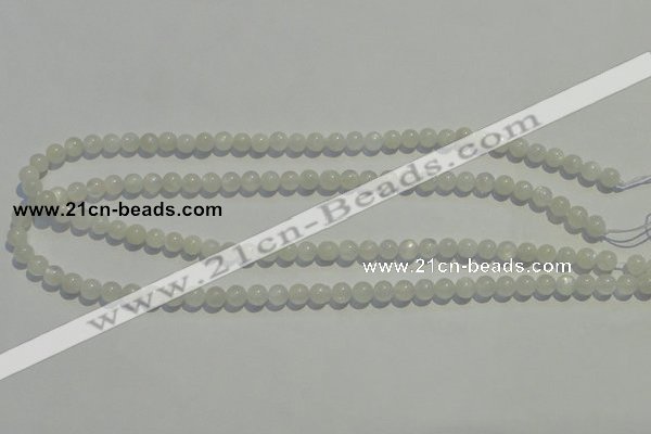 CMS250 15.5 inches 6mm round natural moonstone gemstone beads