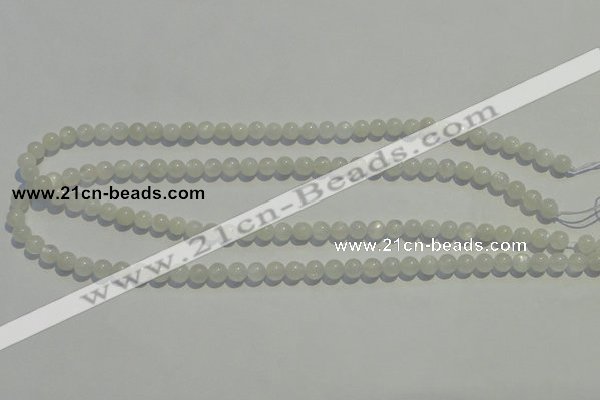 CMS250 15.5 inches 6mm round natural moonstone gemstone beads