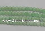 CMS401 15.5 inches 4mm round green moonstone beads wholesale