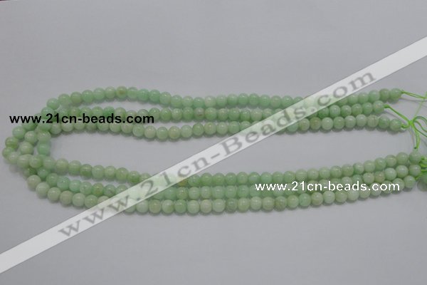 CMS402 15.5 inches 6mm round green moonstone beads wholesale