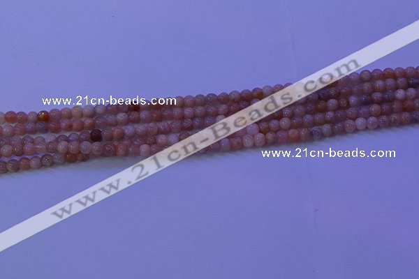 CMS501 15.5 inches 4mm round moonstone beads wholesale