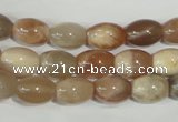 CMS511 15.5 inches 8*12mm rice moonstone beads wholesale