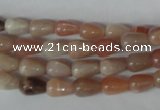 CMS514 15.5 inches 6*9mm teardrop moonstone beads wholesale