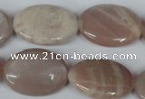 CMS540 15.5 inches 18*25mm oval moonstone beads wholesale