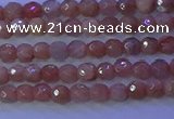 CMS569 15.5 inches 4mm faceted round moonstone gemstone beads