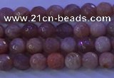 CMS570 15.5 inches 6mm faceted round moonstone gemstone beads