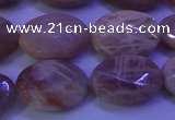 CMS585 15.5 inches 12*16mm faceted oval moonstone gemstone beads