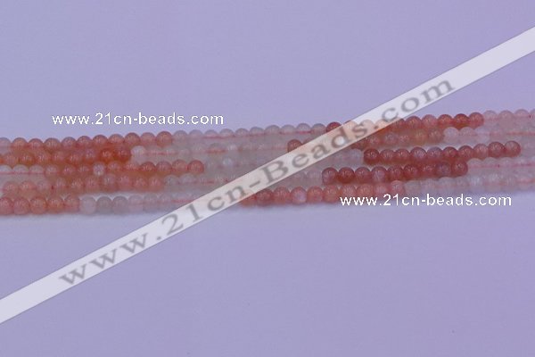 CMS630 15.5 inches 4mm round rainbow moonstone gemstone beads