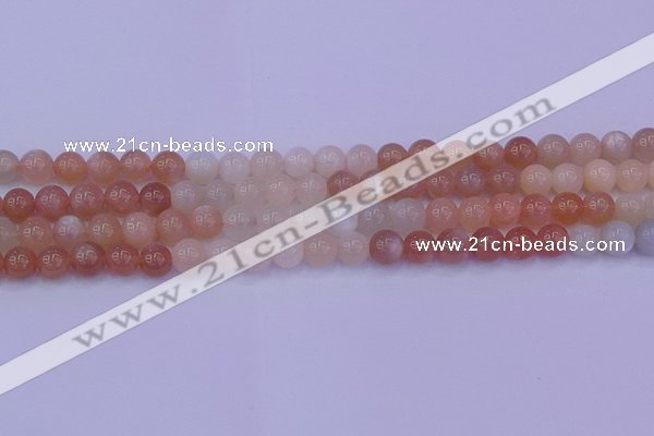 CMS632 15.5 inches 8mm round rainbow moonstone gemstone beads