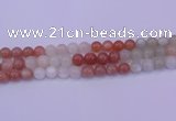 CMS633 15.5 inches 10mm round rainbow moonstone gemstone beads