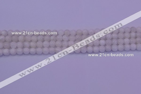 CMS641 15.5 inches 6mm round white moonstone beads wholesale