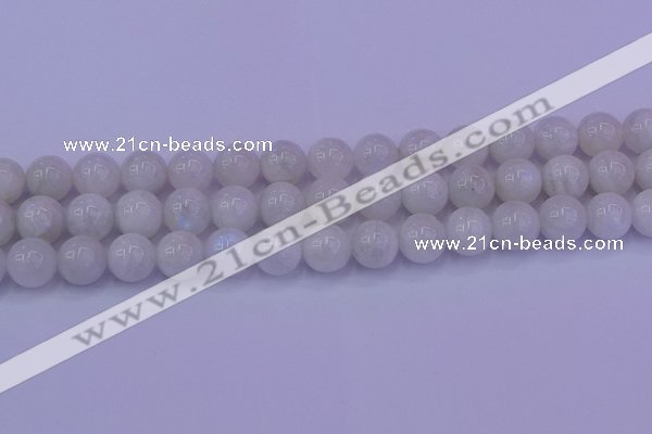 CMS644 15.5 inches 12mm round white moonstone beads wholesale