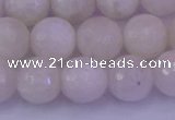 CMS663 15.5 inches 10mm faceted round white moonstone beads