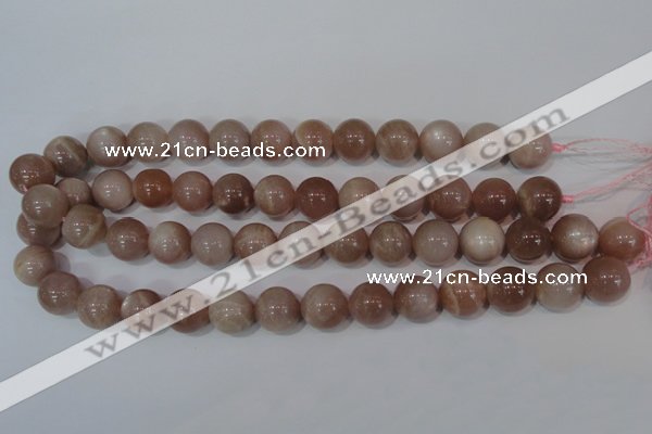 CMS757 15.5 inches 15mm round natural moonstone beads wholesale