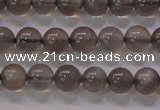 CMS858 15.5 inches 6mm round A grade natural black moonstone beads