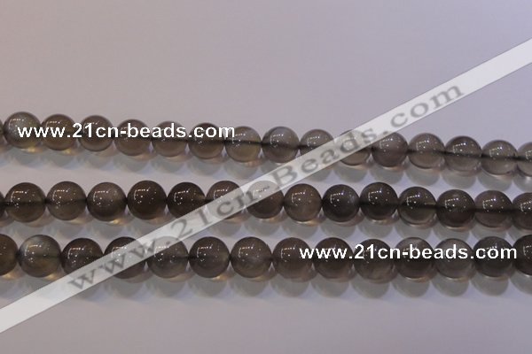 CMS860 15.5 inches 10mm round A grade natural black moonstone beads