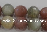 CMS875 15.5 inches 16mm faceted round moonstone gemstone beads