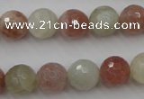 CMS881 15.5 inches 12mm faceted round moonstone gemstone beads