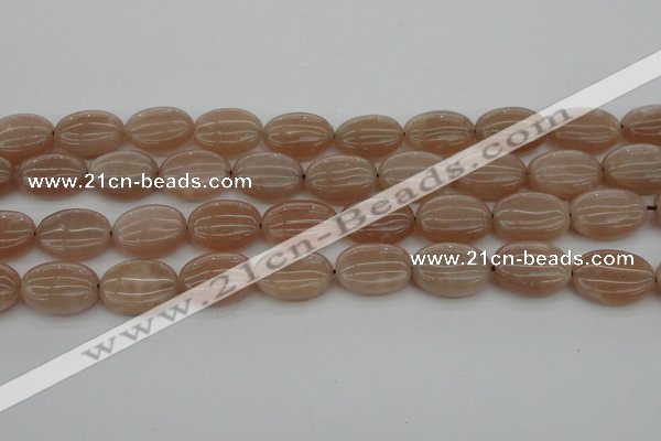 CMS962 15.5 inches 10*14mm oval A grade moonstone beads