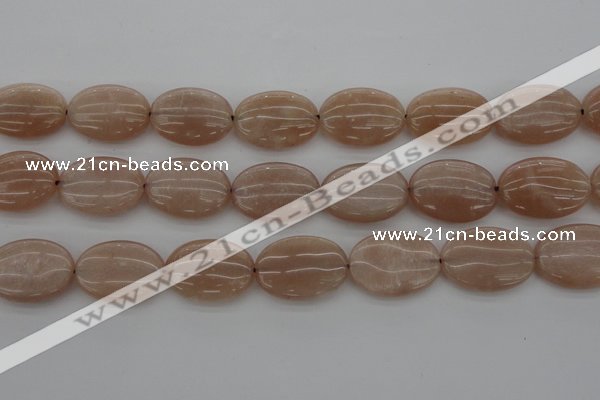 CMS964 15.5 inches 13*18mm oval A grade moonstone beads