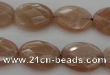 CMS966 15.5 inches 10*14mm faceted oval A grade moonstone beads