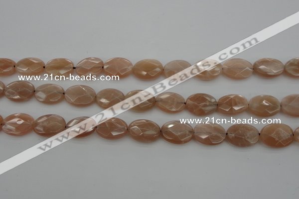 CMS967 15.5 inches 12*16mm faceted oval A grade moonstone beads