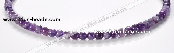 CNA01 6mm round AB grade natural amethyst quartz beads Wholesale