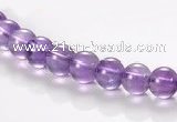 CNA10 6mm round A+ grade natural amethyst quartz beads Wholesale